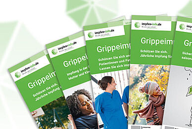 Printmedien zur Grippeimpfung